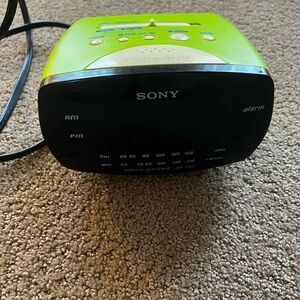 Sony clock ⏰ perfect for the college dorm!